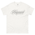 White Fanguish Cursive Shirt